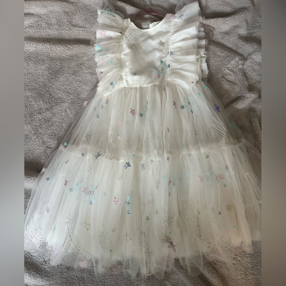 Lola + The Boys White Starry Dress